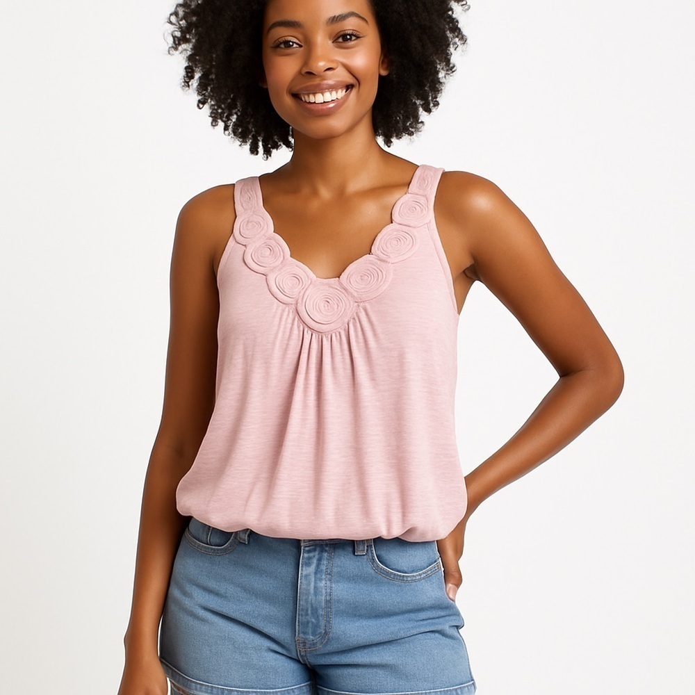 WET SEAL Rose Colored Tank Top